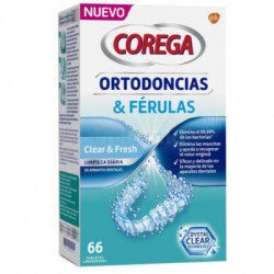 Corega Ortodoncias y Ferulas 66 Tabletas Limpiad