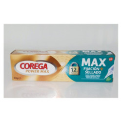 Corega Power Max Fijacion+Sellado 12Horas Menta 40G