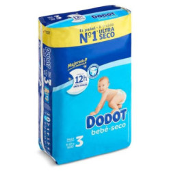 Dodot Bebe Seco Talla 3 (6-10Kg) 52 Paales