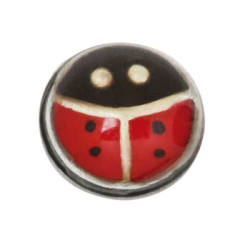 Pendiente Acero Inox Lady Bug 187C