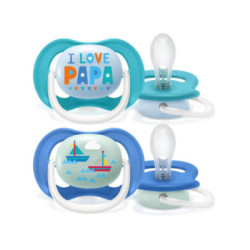 Avent Chupete De Silicona I Love Papá 6-18M Scf172/71 2 Uds.