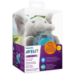Avent Peluche Elefante, Calmante Y Tacto Extra Suave